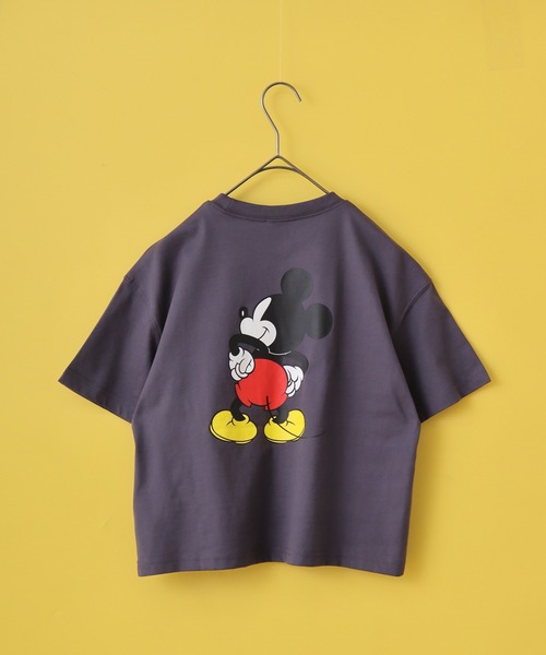 セール】MICKEY MOUSE ミッキーマウス オーバーTシャツ KIDS（T