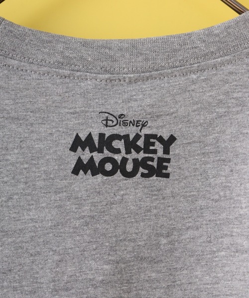 MICKEY MOUSE（ミッキーマウス）の「MICKEY MOUSE ミッキーマウス オーバーＴシャツ KIDS（Tシャツ/カットソー・キッズ・ホワイト系1/ホワイト系2/チャコールグレー/アッシュグレー/ダークグリーン/オフホワイト/チャコールアッシュ/杢グレー/ヘザーチャコール/ホワイト系3/ベージュ/ネイビー/モカ/チャコール/ダークグリーン系1/ネイビー系1・110/120/130/140/150/160）」の21枚目の写真
