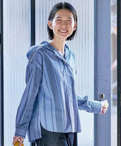 ブラウス シャツ サニークラウズ　パーカーになりたかったシャツ レディース サニークラウズ パーカーになりたかったシャツ（シャツ/ブラウス