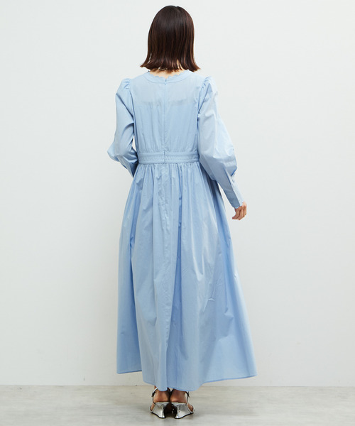 SOFFITTO（ソフィット）の「スカラデザインマキシワンピース（ワンピース・レディース・ライトブルー/ブラック/オフホワイト・S/M）」の14枚目の写真