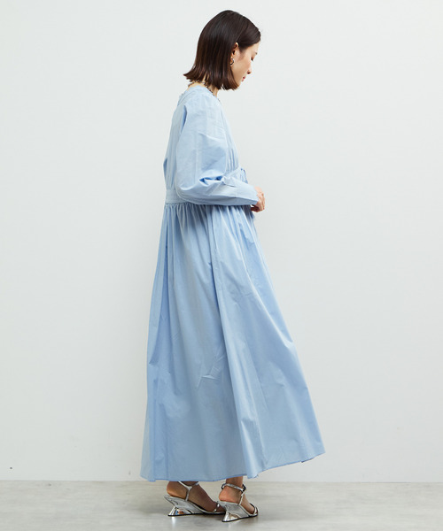 SOFFITTO（ソフィット）の「スカラデザインマキシワンピース（ワンピース・レディース・ライトブルー/ブラック/オフホワイト・S/M）」の15枚目の写真