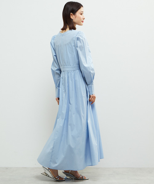 SOFFITTO（ソフィット）の「スカラデザインマキシワンピース（ワンピース・レディース・ライトブルー/ブラック/オフホワイト・S/M）」の16枚目の写真