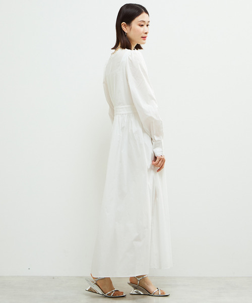 SOFFITTO（ソフィット）の「スカラデザインマキシワンピース（ワンピース・レディース・ライトブルー/ブラック/オフホワイト・S/M）」の20枚目の写真