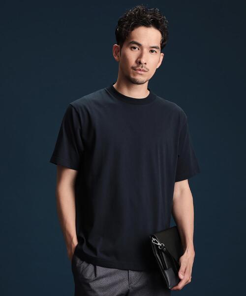 THE SHOP TK (ザ ショップ ティーケー )の「ビジネス対応ジャケットTシャツ(Tシャツ/カットソー・メンズ・ネイビー/オフホワイト/ライトグレー・04/03/02)」の10枚目の写真