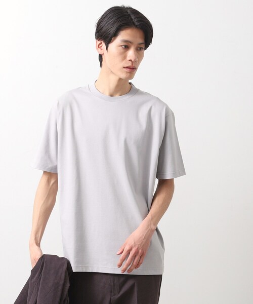 THE SHOP TK (ザ ショップ ティーケー )の「ビジネス対応ジャケットTシャツ(Tシャツ/カットソー・メンズ・ネイビー/オフホワイト/ライトグレー・04/03/02)」の17枚目の写真
