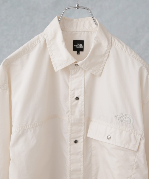 The North Faceザ ノースフェイス　シャツ　白　L ザ・ノース・フェイス（THE NORTH FACE）（レディース）Tシャツ