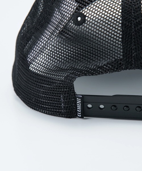 ELEMENT（エレメント）の「ELEMENT メンズ ICON MESH CAP キャップ 【2025年春夏モデル】/エレメントロゴメッシュキャップ（キャップ・メンズ・ブラック・FREE）」の3枚目の写真
