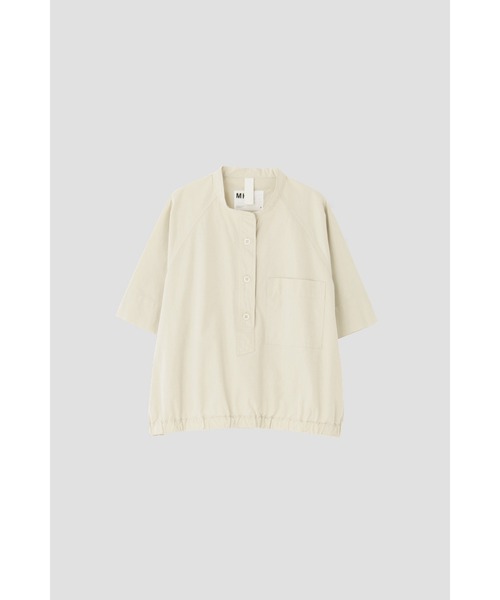 MHL.(エムエイチエル)の「COTTON CORD SHIRTING(シャツ/ブラウス・レディース・チャコール/オフホワイト・2/1)」の5枚目の写真
