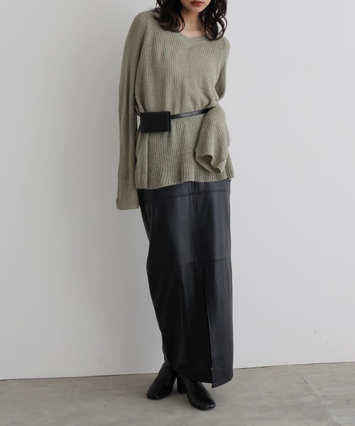 hellam（へラム）の「3wayレザーウエストベルトポーチ（ベルト・レディース・ブラック/ブラウン・FREE）」の6枚目の写真