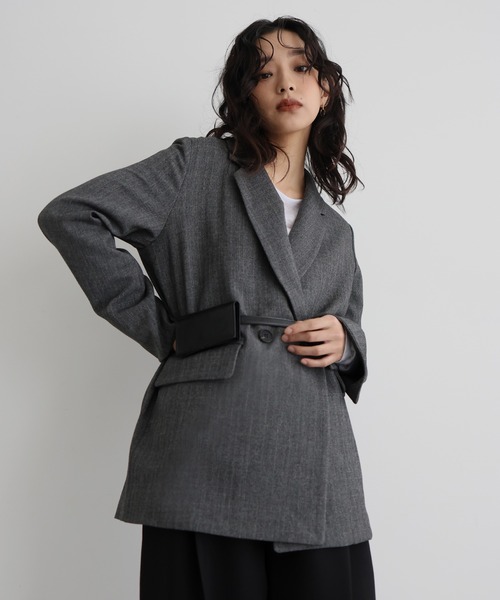 hellam（へラム）の「3wayレザーウエストベルトポーチ（ベルト・レディース・ブラック/ブラウン・FREE）」の9枚目の写真