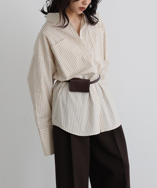 hellam（へラム）の「3wayレザーウエストベルトポーチ（ベルト・レディース・ブラック/ブラウン・FREE）」の12枚目の写真