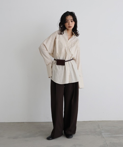 hellam（へラム）の「3wayレザーウエストベルトポーチ（ベルト・レディース・ブラック/ブラウン・FREE）」の14枚目の写真