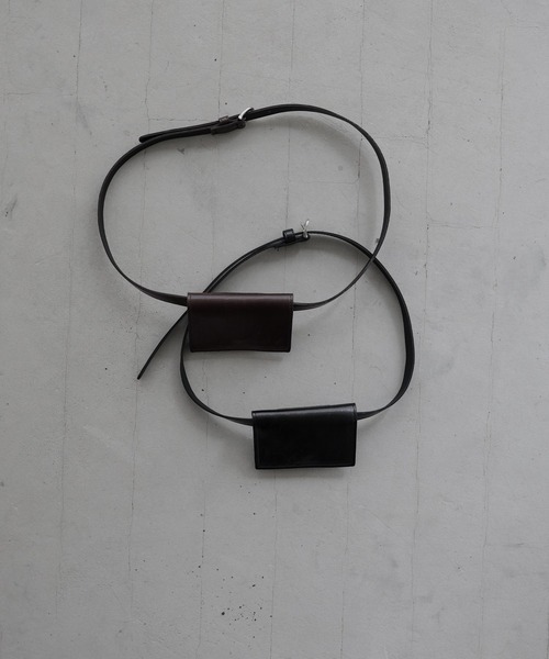 hellam（へラム）の「3wayレザーウエストベルトポーチ（ベルト・レディース・ブラック/ブラウン・FREE）」の19枚目の写真