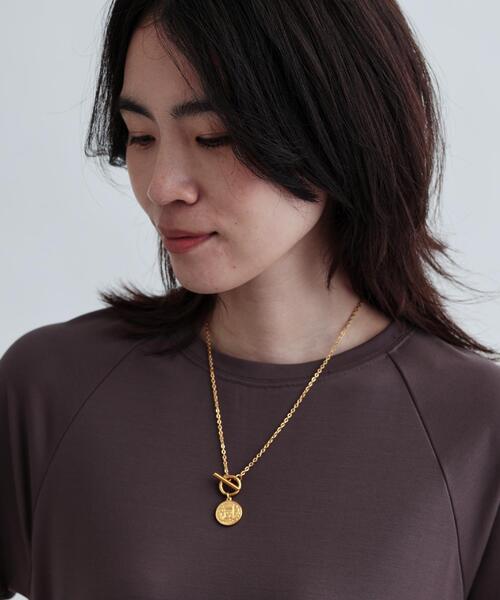 GALLEST（ギャレスト）の「コインネックレス（ネックレス・レディース・ゴールド・00）」の3枚目の写真