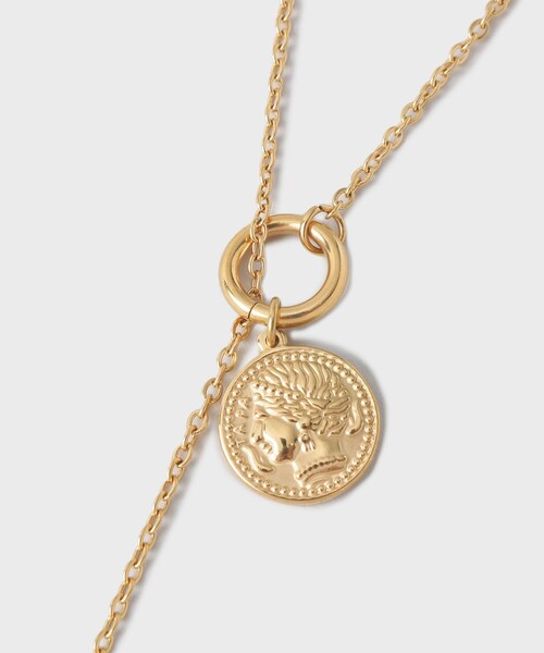 GALLEST（ギャレスト）の「コインネックレス（ネックレス・レディース・ゴールド・00）」の6枚目の写真