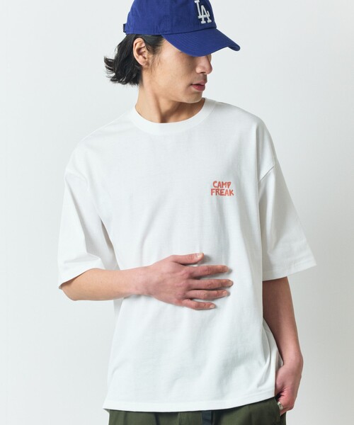 FREAK'S STORE(フリークスストア)の「限定展開 リラックスフィット バックプリント クルーネック Tシャツ / JAM THE JOURNY(Tシャツ/カットソー・メンズ・ホワイト/ブラック/グレー・MEDIUM/SMALL/LARGE)」の4枚目の写真