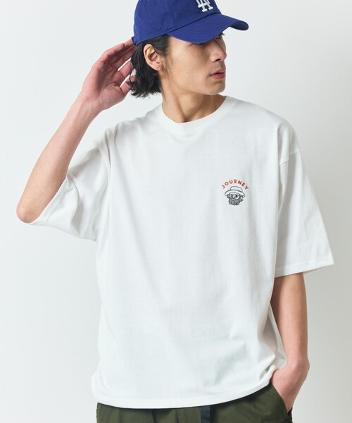 FREAK'S STORE(フリークスストア)の「限定展開 リラックスフィット バックプリント クルーネック Tシャツ / JAM THE JOURNY(Tシャツ/カットソー・メンズ・ホワイト/ブラック/グレー・MEDIUM/SMALL/LARGE)」の7枚目の写真