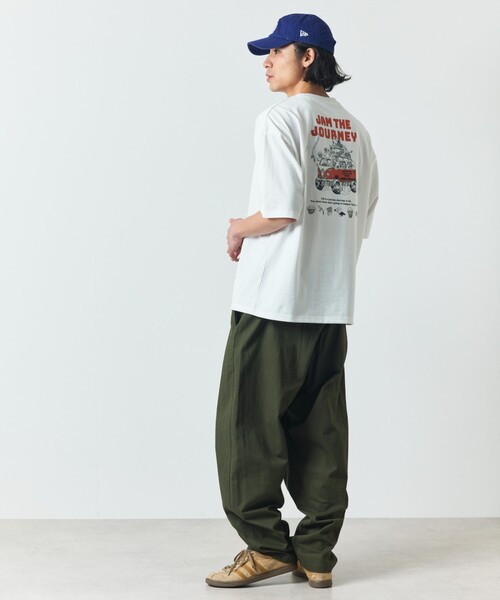 FREAK'S STORE(フリークスストア)の「限定展開 リラックスフィット バックプリント クルーネック Tシャツ / JAM THE JOURNY(Tシャツ/カットソー・メンズ・ホワイト/ブラック/グレー・MEDIUM/SMALL/LARGE)」の9枚目の写真