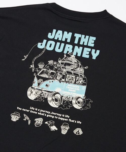 FREAK'S STORE(フリークスストア)の「限定展開 リラックスフィット バックプリント クルーネック Tシャツ / JAM THE JOURNY(Tシャツ/カットソー・メンズ・ホワイト/ブラック/グレー・MEDIUM/SMALL/LARGE)」の18枚目の写真