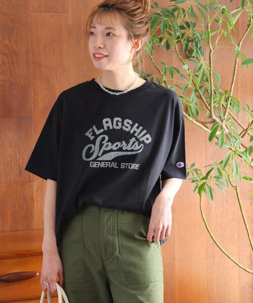 Champion × BEAMS チャンピオン 別注 スウェット Tシャツ s