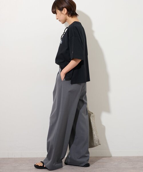 Champion(チャンピオン)の「別注【Champion/チャンピオン】26/s Jersey Tee:Tシャツ(Tシャツ/カットソー・レディース・ブラック/アイボリー/カーキ/ホワイト/マルーン・FREE)」の11枚目の写真