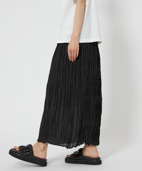 CITEN(シテン)の「<CITEN>プリーツナロースカート(スカート・レディース・ライトピンク/イエロー/ブラック・M/S)」の6枚目の写真