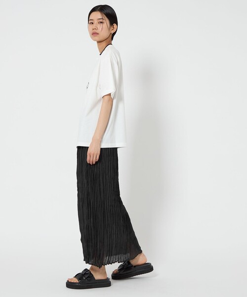 CITEN(シテン)の「<CITEN>プリーツナロースカート(スカート・レディース・ライトピンク/イエロー/ブラック・M/S)」の7枚目の写真