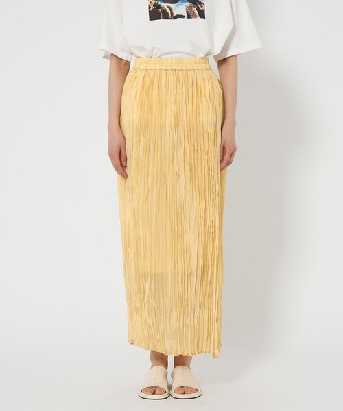 CITEN(シテン)の「<CITEN>プリーツナロースカート(スカート・レディース・ライトピンク/イエロー/ブラック・M/S)」の10枚目の写真