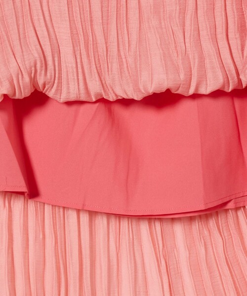 CITEN(シテン)の「<CITEN>プリーツナロースカート(スカート・レディース・ライトピンク/イエロー/ブラック・M/S)」の18枚目の写真