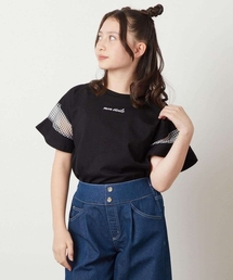 a.v.v | 【累計1万枚販売/接触冷感/ジメジメ対策】[160]袖シアー切り替えトップス(Tシャツ/カットソー)