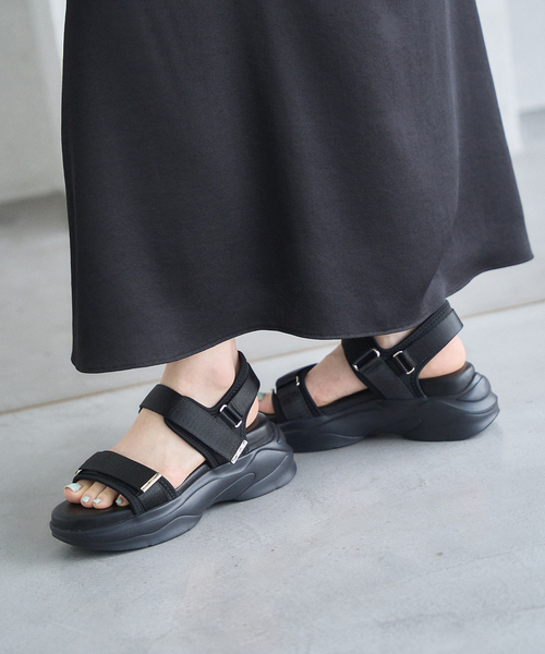 今期完売 LE TALON×COHINA コンビベルトスニーカーサンダル S COHINA×LE TALONコンビベルトスニーカーサンダル（サンダル