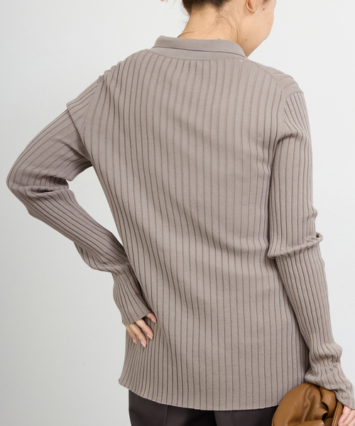 ICE Poloshirt ニットカーディガンのコーディネートスナップ