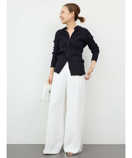 6/20まで限定★Deuxieme ICE Poloshirtニットカーディガン Deuxieme Classe ニット セーター ICE Poloshirt ニット