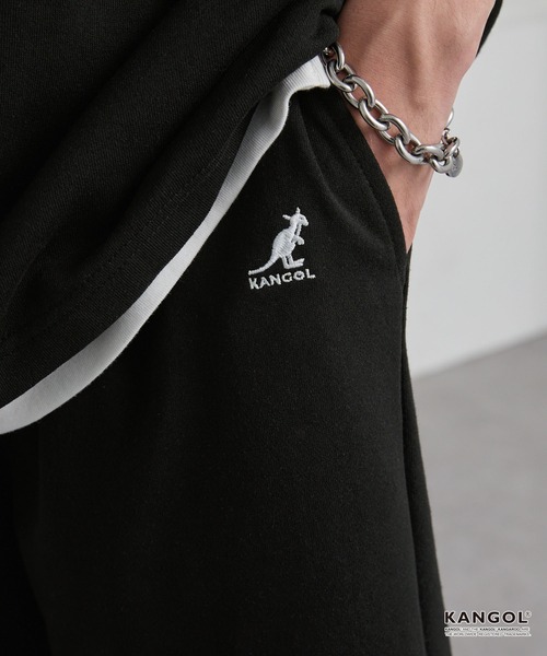 KANGOL(カンゴール)の「KANGOL/カンゴール 別注 セットアップ ロゴワンポイント刺繍 半袖プルオーバースウェット&ショートパンツ(セットアップ・メンズ・ネイビー/ブラック/チャコール/オートミール/グレイッシュベージュ・S/L/M)」の11枚目の写真