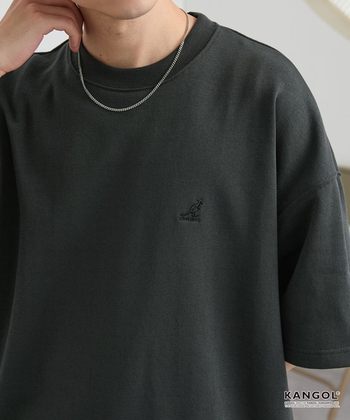 KANGOL(カンゴール)の「KANGOL/カンゴール 別注 セットアップ ロゴワンポイント刺繍 半袖プルオーバースウェット&ショートパンツ(セットアップ・メンズ・ネイビー/ブラック/チャコール/オートミール/グレイッシュベージュ・S/L/M)」の17枚目の写真