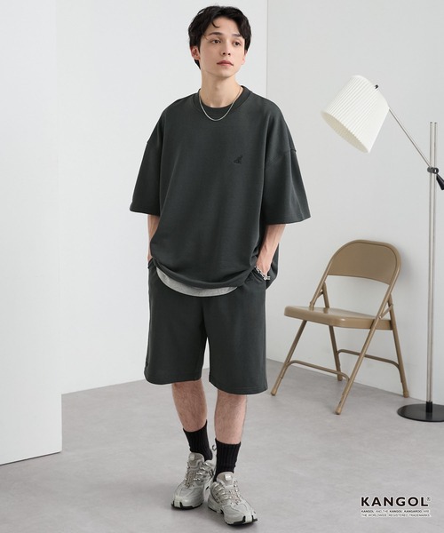 KANGOL セットアップ上下　サイズＬ　グレンチェック KANGOL セットアップ上下サイズLグレンチェック