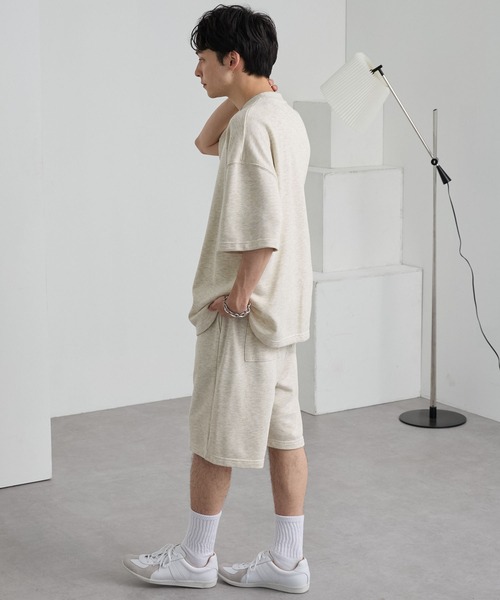 KANGOL/カンゴール 別注 セットアップ ロゴワンポイント刺繍 半袖プル