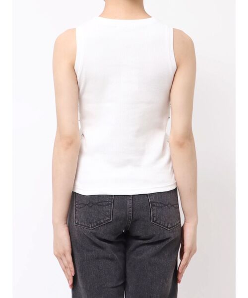 MURUA（ムルーア）の「サイドホックリブカットソー（Tシャツ/カットソー・レディース・ブラック/ホワイト/オレンジ・FREE）」の16枚目の写真