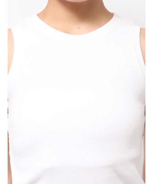 MURUA（ムルーア）の「サイドホックリブカットソー（Tシャツ/カットソー・レディース・ブラック/ホワイト/オレンジ・FREE）」の17枚目の写真