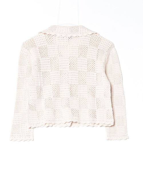 RRL(ダブル アール エル)の「ハンドクロシェイド コットン カーディガン(カーディガン/ボレロ・レディース・ナチュラル・3/1/2/4)」の9枚目の写真