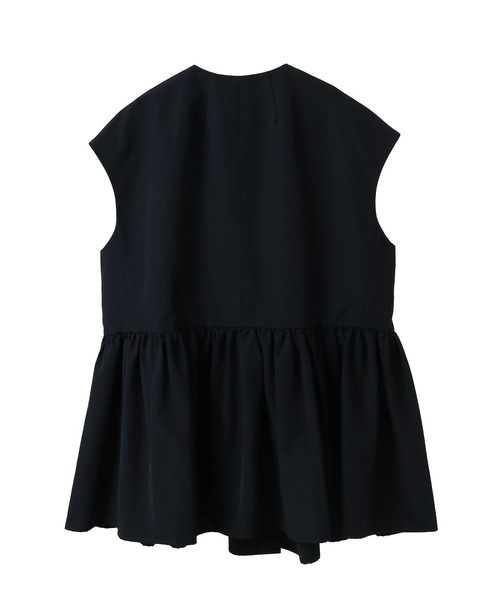 1er Arrondissement（プルミエアロンディスモン）の「コットンナイロンタフタペプラムジレ（その他アウター・レディース・ブルー系その他3/ベージュ・36/38）」の20枚目の写真