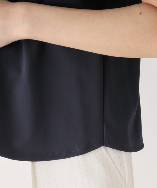 COUP DE CHANCE(クードシャンス)の「【洗える/日本製】スキッパーカットソー(Tシャツ/カットソー・レディース・ホワイト/ボルドー/ネイビー・34/36/38/40)」の21枚目の写真