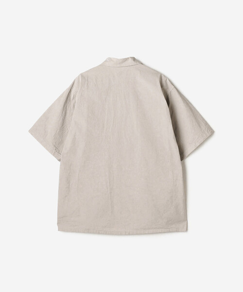 美品『BARENA』オープンカラーシャツ リラックスシルエット コットンポプリン 860-740_K_01?$VS_1500$