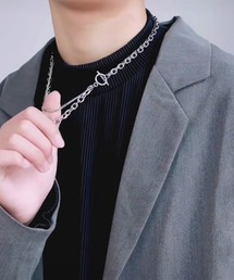 Coo+i（クーイ）の「ダブルチェーンネックレス（ネックレス）」