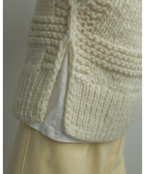 anuke（アンヌーク）の「Uneck Handknit Vest（ベスト）」 - WEAR