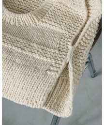 anuke（アンヌーク）の「Uneck Handknit Vest（ベスト）」 - WEAR