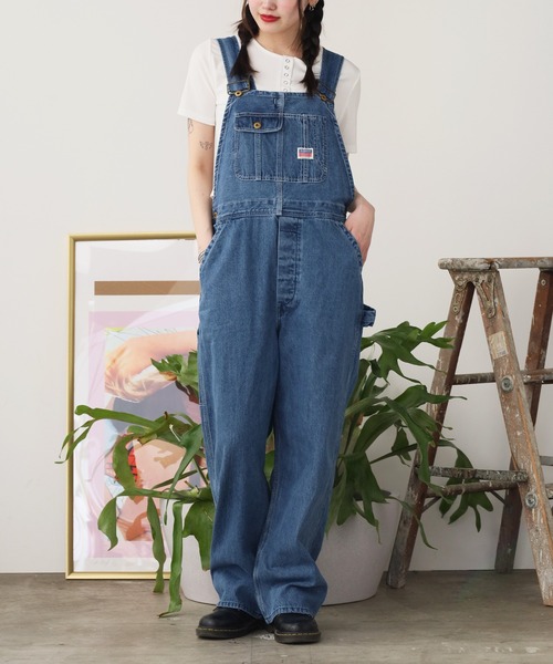 Penney's ダークブルー デニムオーバーオール PENNEYS オーバーオール サロペット PENNEY'S / ペニーズ 10oz