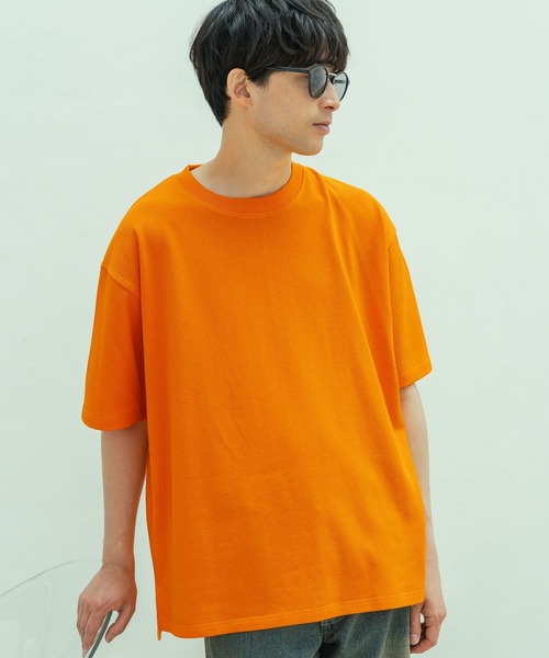 LAKOLE(ラコレ)の「コレタフ半袖T/494888(Tシャツ/カットソー・メンズ・ライトグレー/ホワイト/ブルー/イエロー/オレンジ/ブラック・MEDIUM/LARGE)」の6枚目の写真