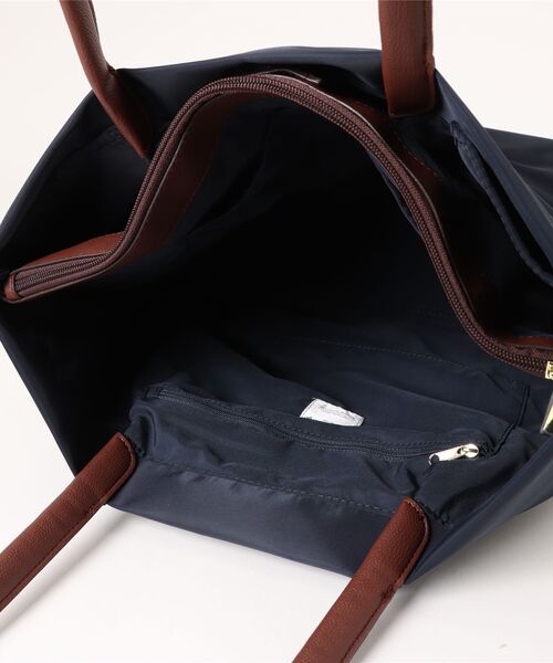 Legato Largo（レガートラルゴ）の「【Legato Largo】肩楽・撥水ナイロントートバッグ（トートバッグ・レディース・ネイビー/グレー/ブラック・FREE）」の7枚目の写真