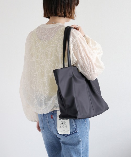 Legato Largo（レガートラルゴ）の「【Legato Largo】肩楽・撥水ナイロントートバッグ（トートバッグ・レディース・ネイビー/グレー/ブラック・FREE）」の21枚目の写真